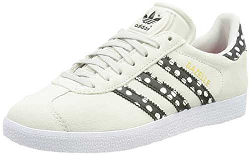 adidas Gazelle W, Zapatillas Deportivas Mujer, Grey One Core Black Gold Met, 38 2/3 EU