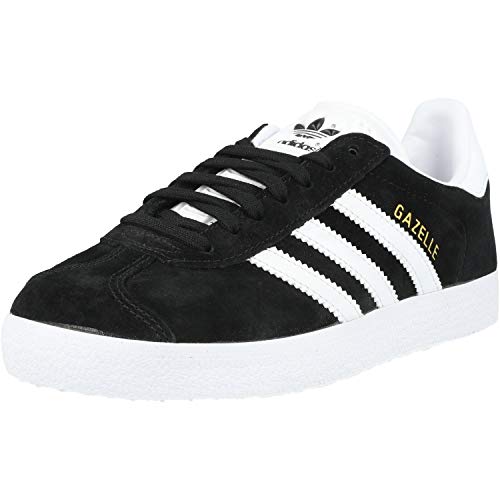 adidas Gazelle, Zapatillas de Deporte Unisex Adulto, Negro Black, 43 1/3 EU