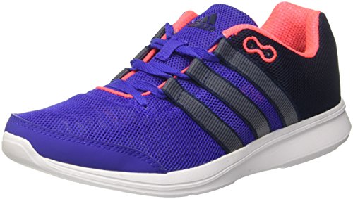 adidas Lite Runner W, Zapatillas Mujer, Azul Marino/Gris/Rosa, 37 1/3