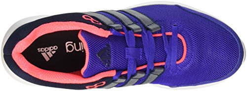 adidas Lite Runner W, Zapatillas Mujer, Azul Marino/Gris/Rosa, 37 1/3