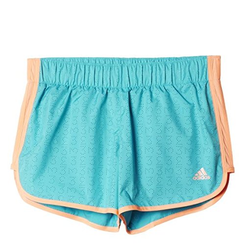 adidas M10 Short Perf - Pantalón Corto para Mujer, Color Blanco, Talla XS3