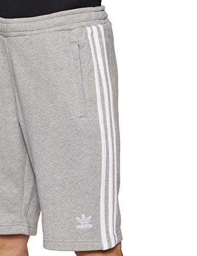 adidas Originals 3-Stripe Sht H Pantalones Cortos de Deporte, Hombre, Gris (Medium Grey Heather), XS