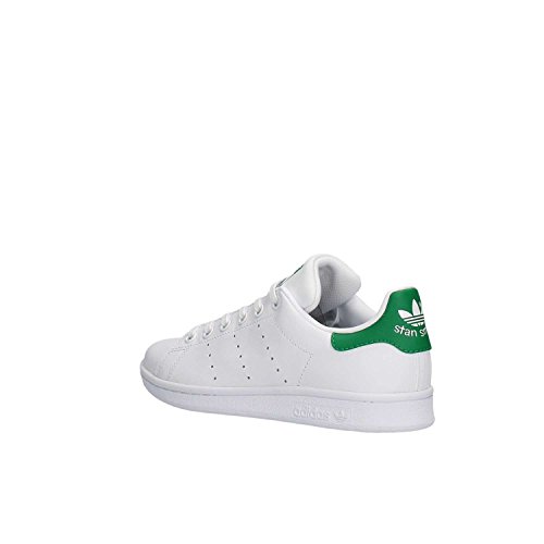 adidas Originals Stan Smith, Zapatillas, Blanco (Footwear White/Footwear White/Green 0), 38 EU