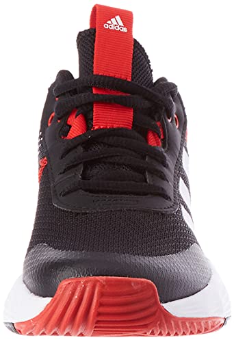 adidas OwnTheGame 2.0, Basketball Shoe, Core Black/Cloud White/Vivid Red, 37 1/3 EU