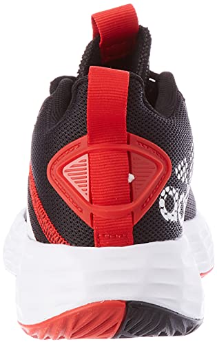 adidas OwnTheGame 2.0, Basketball Shoe, Core Black/Cloud White/Vivid Red, 37 1/3 EU