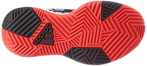 adidas OwnTheGame 2.0, Basketball Shoe, Core Black/Cloud White/Vivid Red, 37 1/3 EU