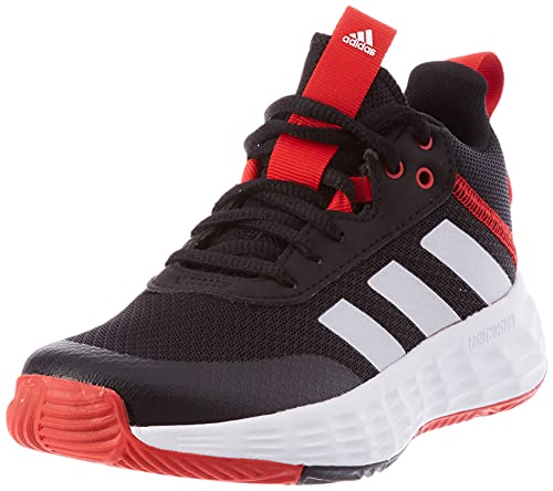 adidas OwnTheGame 2.0, Basketball Shoe, Core Black/Cloud White/Vivid Red, 37 1/3 EU