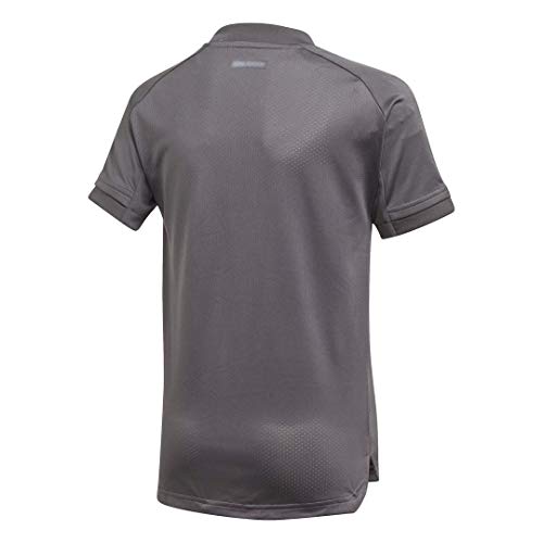 Adidas Real Madrid Temporada 2020/21 Camiseta Entrenamiento Oficial, Niño, Gris, S (9-10 años)