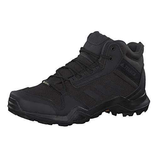 adidas Terrex AX3 Mid GTX, Walking Shoe Hombre, Negro, 44 2/3 EU