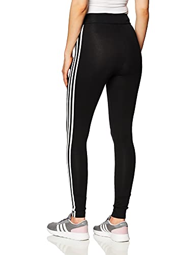 adidas Tres Bds Mallas, Mujer, Negro (Black/White), Tamaño del Fabricante 36