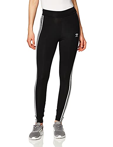 adidas Tres Bds Mallas, Mujer, Negro (Black/White), Tamaño del Fabricante 36