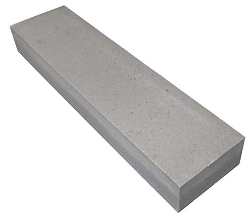 AERZETIX: C53958 - Herramienta de afilado de cuchillos / piedra de afilar / afilador - 200x50x25mm - doble cara - Color gris
