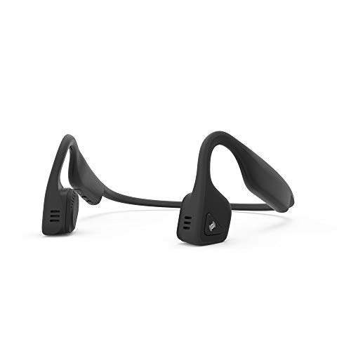 AFTERSHOKZ Trekz - Auriculares inalámbricos de Titanio para conducción ósea con Bluetooth, a Prueba de Sudor, con micrófono para Deportes, Color Negro