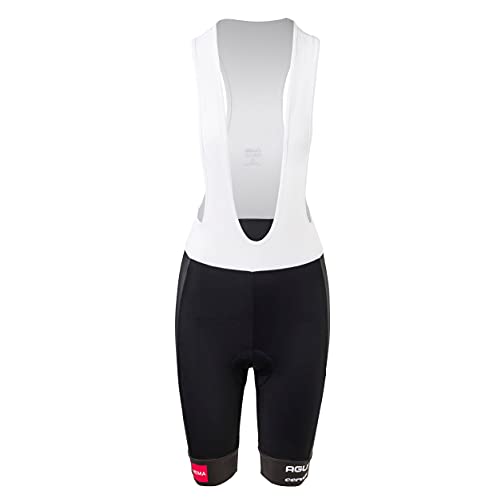 AGU Bibshort Team Jumbo Visma 2021 Mujer, Culotte de Ciclismo con Tirantes para Mujer, Ropa de Ciclismo Oficial del Equipo de Ciclismo Profesional Jumbo Visma - Negro - XXL