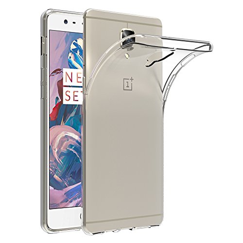 AICEK Funda OnePlus 3 / OnePlus 3T, OnePlus 3 / OnePlus 3T Funda Transparente Gel Silicona One Plus 3/ One Plus 3T Premium Carcasa para OnePlus 3 / OnePlus 3T