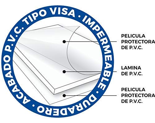 akrocard - Cartel Resistente PVC - LIQUIDACION -Señaletica de informacion - señal Ideal para Colgar y Advertir para comercios, tiendas, locales