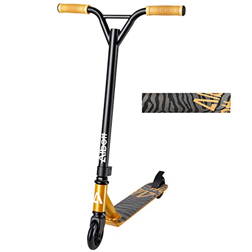 Albott Stunt Scooter Patinete de Acrobacia Patinete Freestyle, Kick Trick Scooter Patinete Clásico Barra Fija Giratorio 360° Carga 100kg