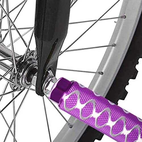 Aleación de Aluminio Clavijas de Bicicleta Antideslizante Pie de Plomo Pegas de Bicicleta Ciclismo Pegas de Truco Trasero 1pair