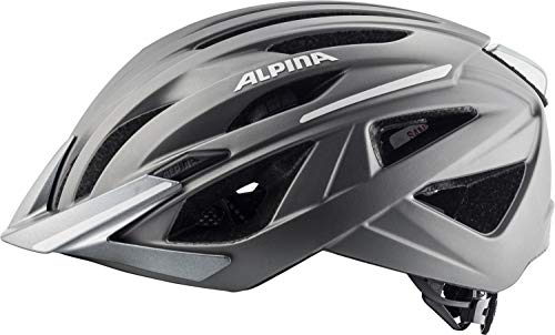 Alpina Haga Casco de Ciclismo, Unisex-Adult, darksilver Matt, 58-63