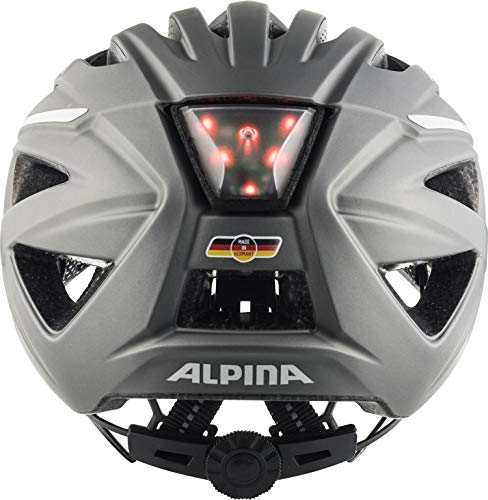 Alpina Haga Casco de Ciclismo, Unisex-Adult, darksilver Matt, 58-63