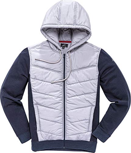 Alpinestars Chaqueta híbrida unisex para adultos, color gris/azul marino Boost II, talla única