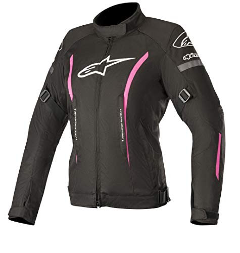 Alpinestars Chaqueta moto Stella Gunner V2 Wp Jacket Black Fuchsia, Negro/Fuchsia, L