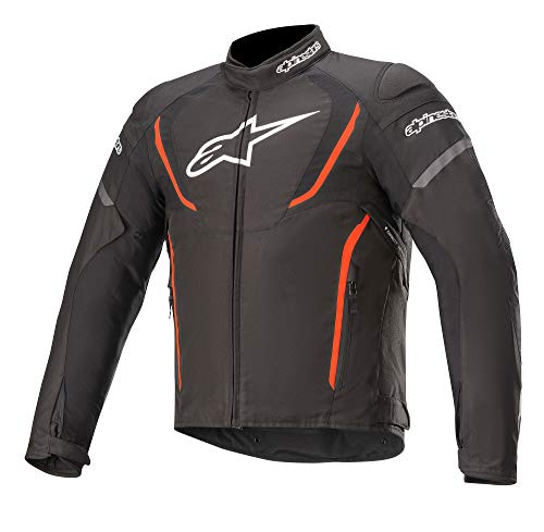 Alpinestars Chaqueta moto T-jaws V3 Waterproof Jacket Black Red Fluo, BLACK/RED/FLUO, L