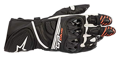 Alpinestars Guantes de Moto GP Plus R V2 Gloves Black White, Black/White, M