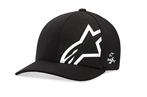 Alpinestars Hombre Corp Shift Sonic Tech Hat Gorra de béisbol Not Applicable, Negro (Black/White 1020), Medium (Talla del Fabricante: S/M)