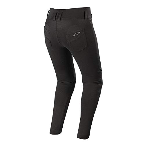 Alpinestars Pantalones de moto Banshee para mujer, color negro, talla S