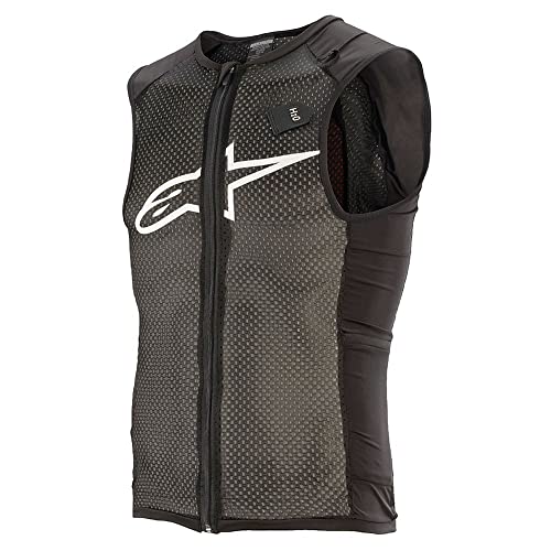 Alpinestars Paragon Plus Protection Vest Protección:, Unisex, Negro/Blanco, M