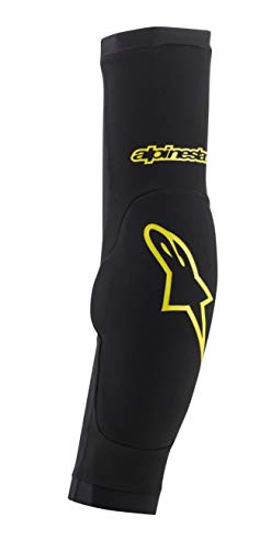 Alpinestars Protector de codo Paragon Plus para hombre, color amarillo ácido, talla S