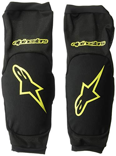 Alpinestars Protector de codo Paragon Plus para hombre, color amarillo ácido, talla S