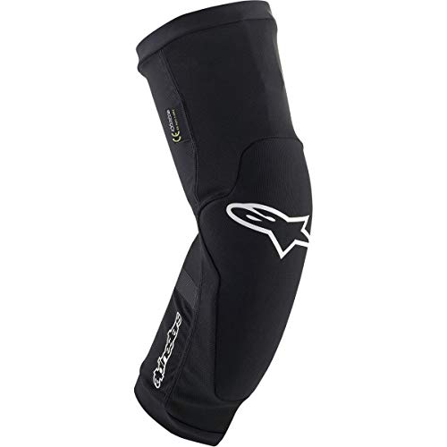 Alpinestars Protector de rodilla Paragon Plus para hombre, negro, blanco, XL