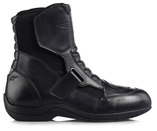 Alpinestars Ridge - Botas impermeables para moto, color negro, talla 44