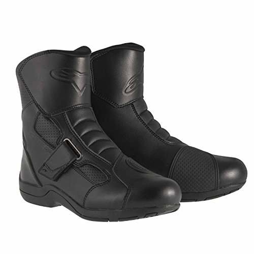 Alpinestars Ridge - Botas impermeables para moto, color negro, talla 44