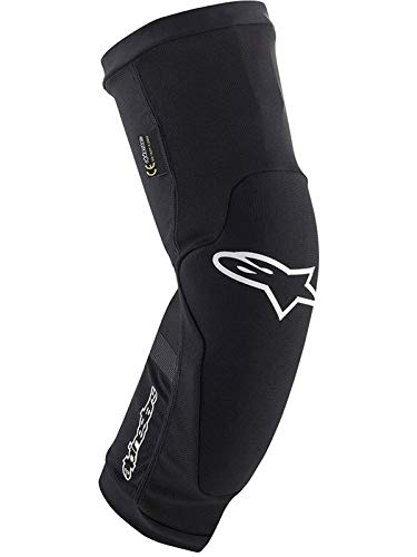 Alpinestars Rodillera Paragon Plus para niños, Niños, Protecciones de Rodilla, AP64241912LXL, Negro y Blanco, L-XL