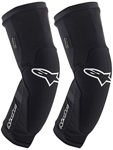 Alpinestars Rodillera Paragon Plus para niños, Niños, Protecciones de Rodilla, AP64241912LXL, Negro y Blanco, L-XL