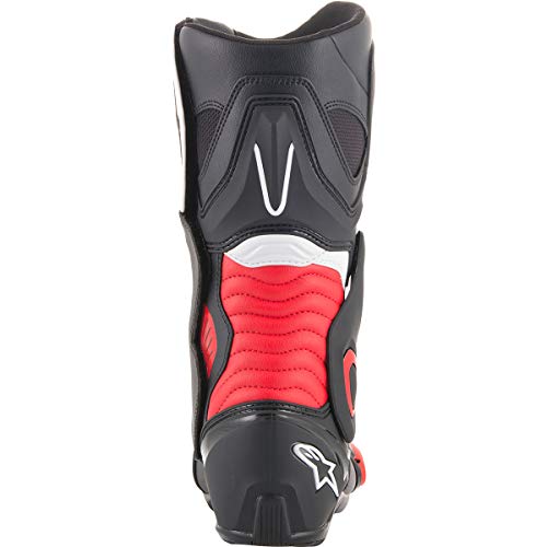 Alpinestars Smx-6 V2 - Botas de motociclista, talla 43, color negro y rojo