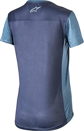 Alpinestars Stella Alps 6.0 SS - Camiseta para Mujer, Mujer, 1783919, Azul Medio, Small