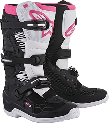 Alpinestars Stella Tech 3 - Botas de motocross para mujer (talla 39), color negro