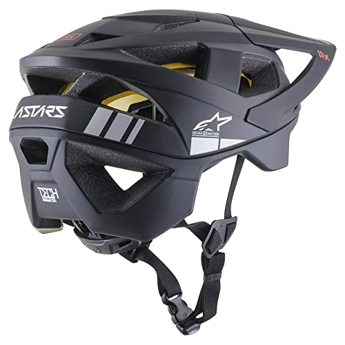 Alpinestars Vector Tech A1 Helmet Cascos, Unisex, Negro Mate/Light Gr, L
