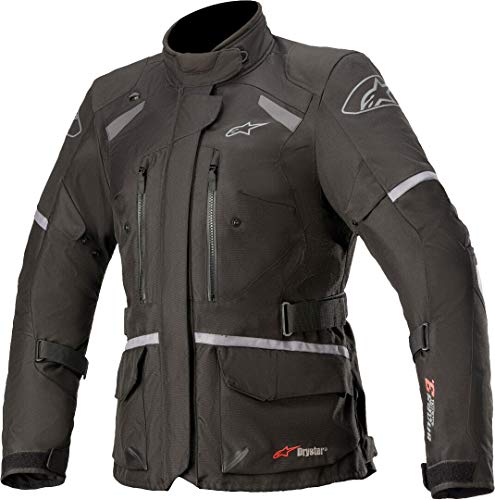 Alpinestars Women's Stella Andes V3 Drystar Jacket Cazadora Impermeable, Negro/Gris, M para Mujer