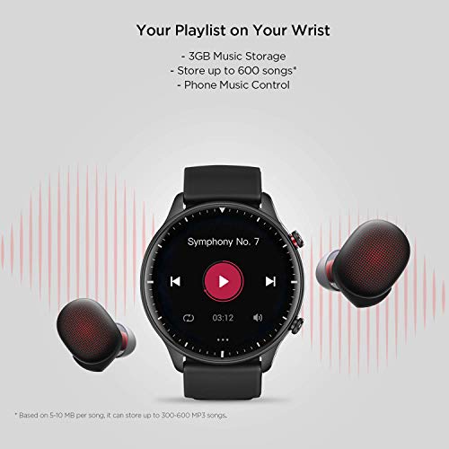 Amazfit GTR 2 Smartwatch Reloj Inteligente Fitness 12 Modos Deportivos 5 ATM Alexa Asistente Voz 3GB Almacenamiento de Música Llamadas telefónicas Bluetooth Aluminium