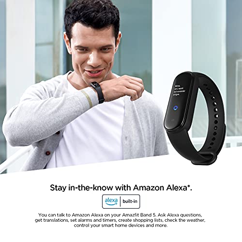 Amazfit S2005OV1N Band 5 - Fitness Tracker Negro (Midnight Black)