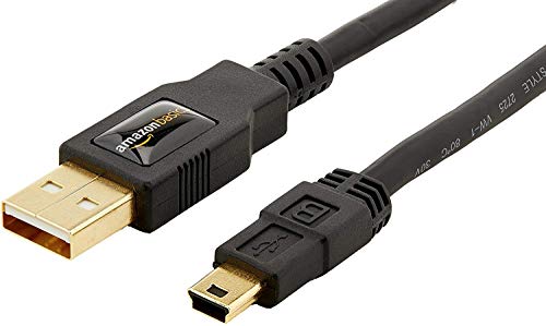 Amazon Basics - Cable USB 2.0 de tipo A a tipo B mini (1,8 m)