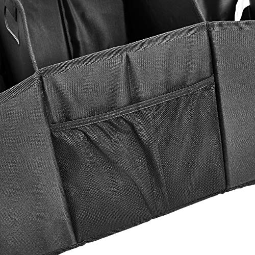 Amazon Basics - Organizador de maletero para coches, todocaminos y camiones - Negro