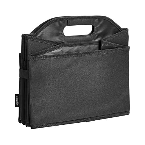 Amazon Basics - Organizador de maletero para coches, todocaminos y camiones - Negro