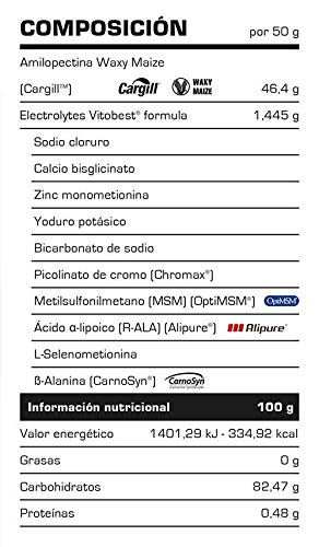 Amilopectina con Electrolitos AMYLOPECTIN ELECTROLYTES 4 lb BLUE ARTIC - Suplementos Alimentación y Suplementos Deportivos - Vitobest