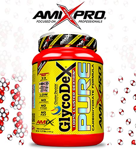 AMIX - Bebida Energética - GlycodeX Pure en Formato de 1 kg - Ayuda a Mejorar el Rendimiento y la Recuperación Muscular - Alto Contenido en Carbohidratos